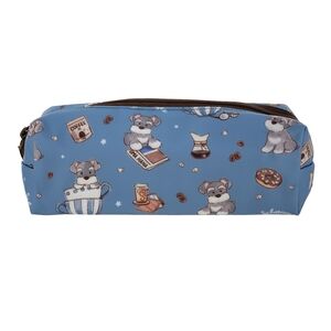 Waterproof Schnauzer Large Pencil Case Makeup Pouch